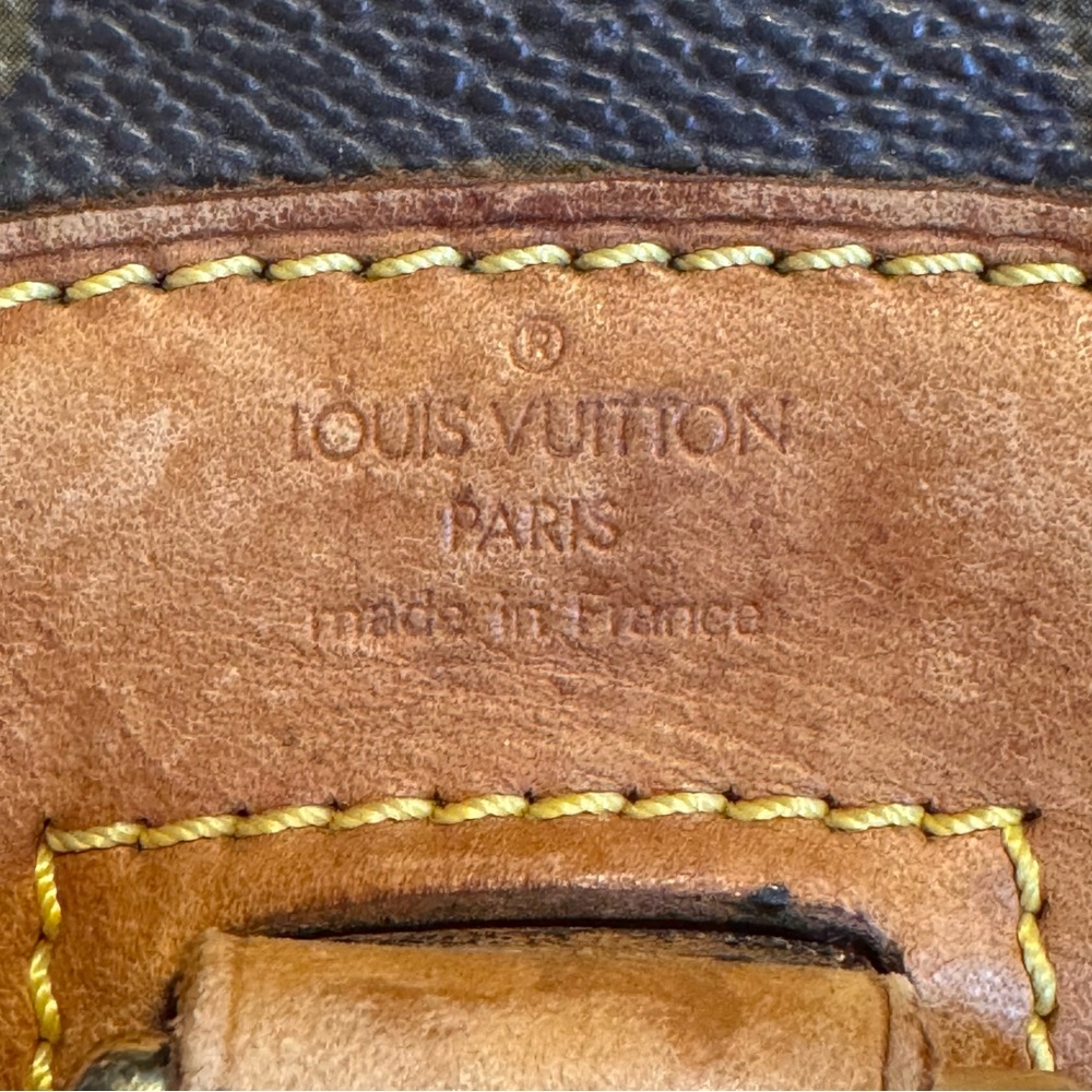 Vintage Louis Vuitton Monogram Mini Montsouris Brown Canvas and Leather Backpack - Picture 11 of 15